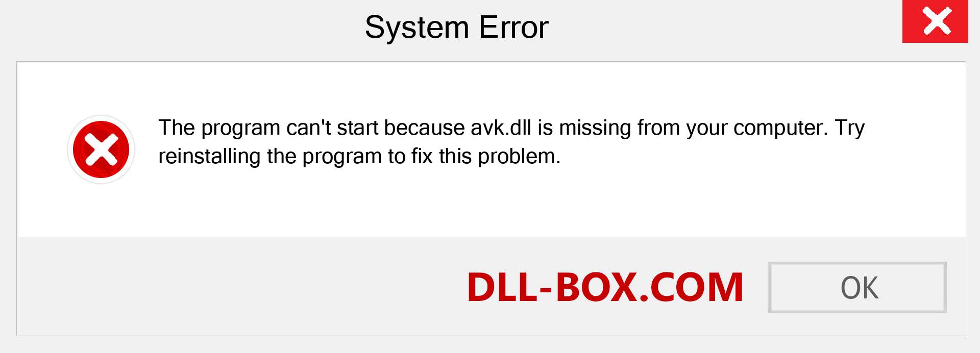  avk.dll file is missing?. Download for Windows 7, 8, 10 - Fix  avk dll Missing Error on Windows, photos, images